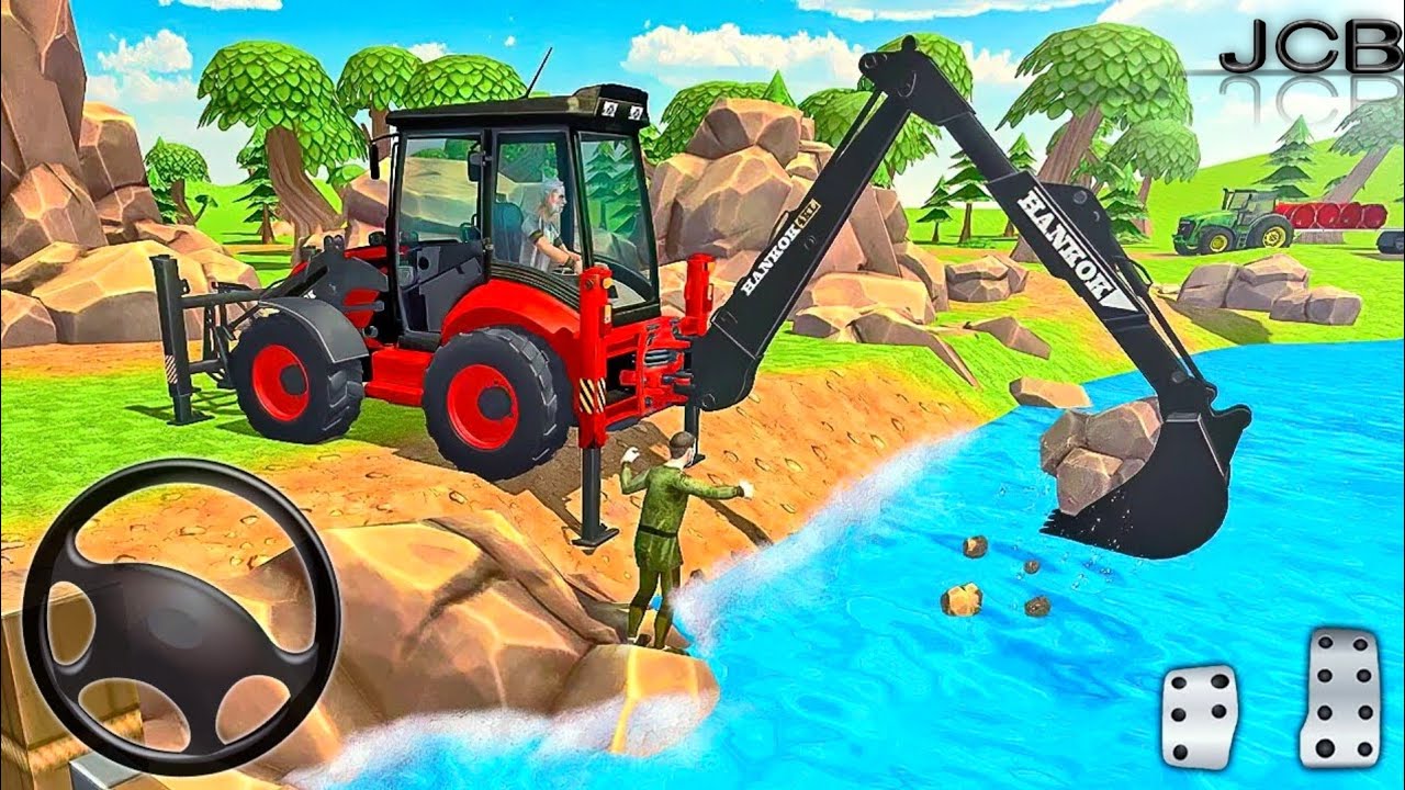 JCB - 3DX - Game - Bus Simulator Indonesia Mod - New JCB 4DX Gameplay Naresh Gameplay iOS Games