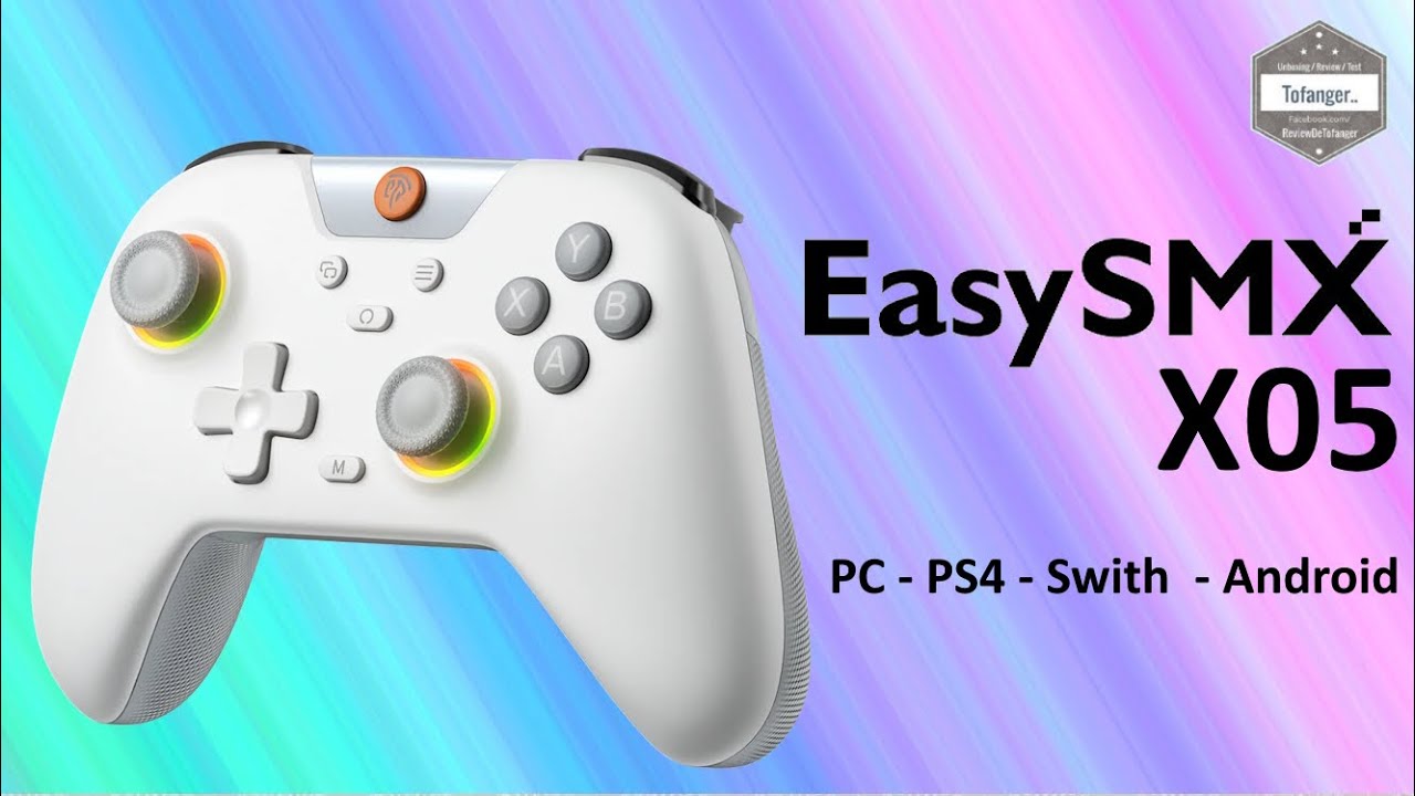 EasySMX X05 Геймпад Контроллер Wireless - Многоплатформенный беспроводной геймпад - Распаковка