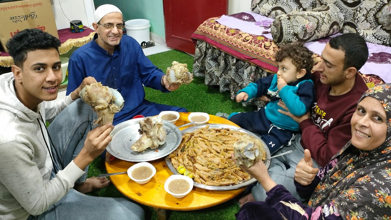 الحاج سامي و أم الغلابة 🥰 يتألقون في عمل المحشي  بالخلطة الخطيرة😋👌