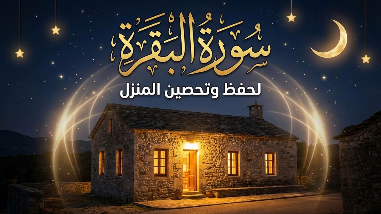 سورة البقرة لحفظ وتحصين المنزل وطرد الشياطين وجلب البركة والرزق باذن الله 🤍