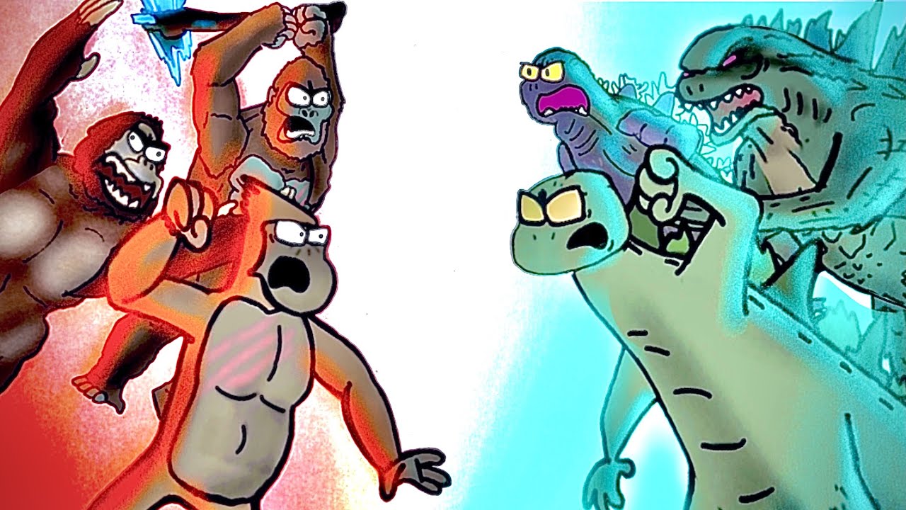 ГОДЗИЛЛА против ОБЕЗЬЯНЫ - Часть 14 «СИМПЫ против ТРЕУГОЛЬНИКОВ: Акт 1»