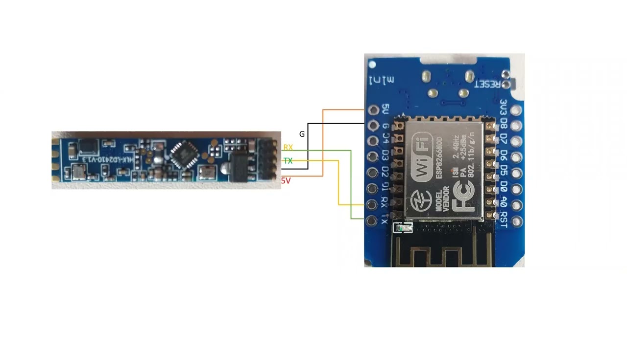HLK-LD2410B-P 24 GHz mmWave über Tasmota in IoBroker