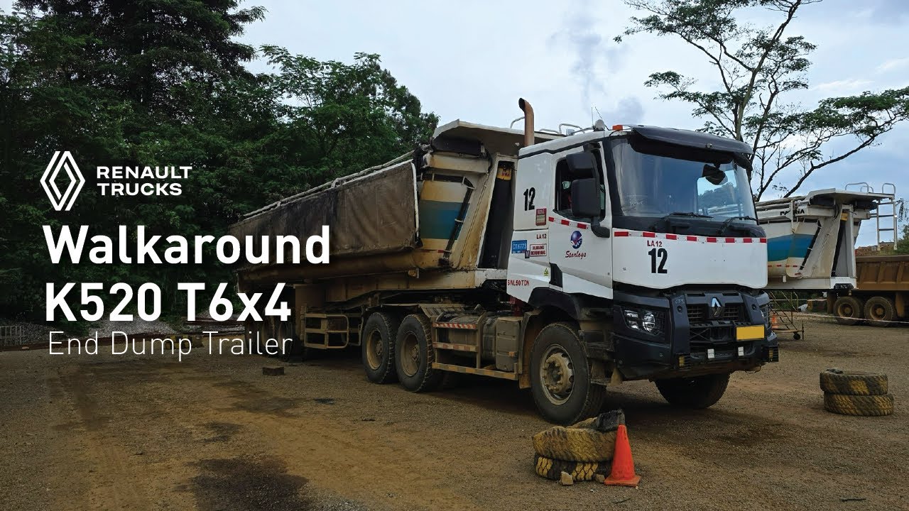 Renault Trucks K520 T6x4 – 520 HP Beast with 50-Ton Hauling Power!