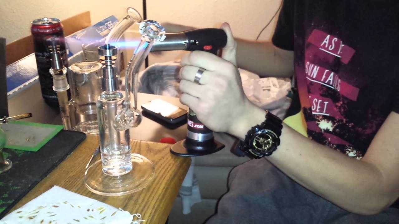 How to Season a Ti Nail Highimcurtis style.