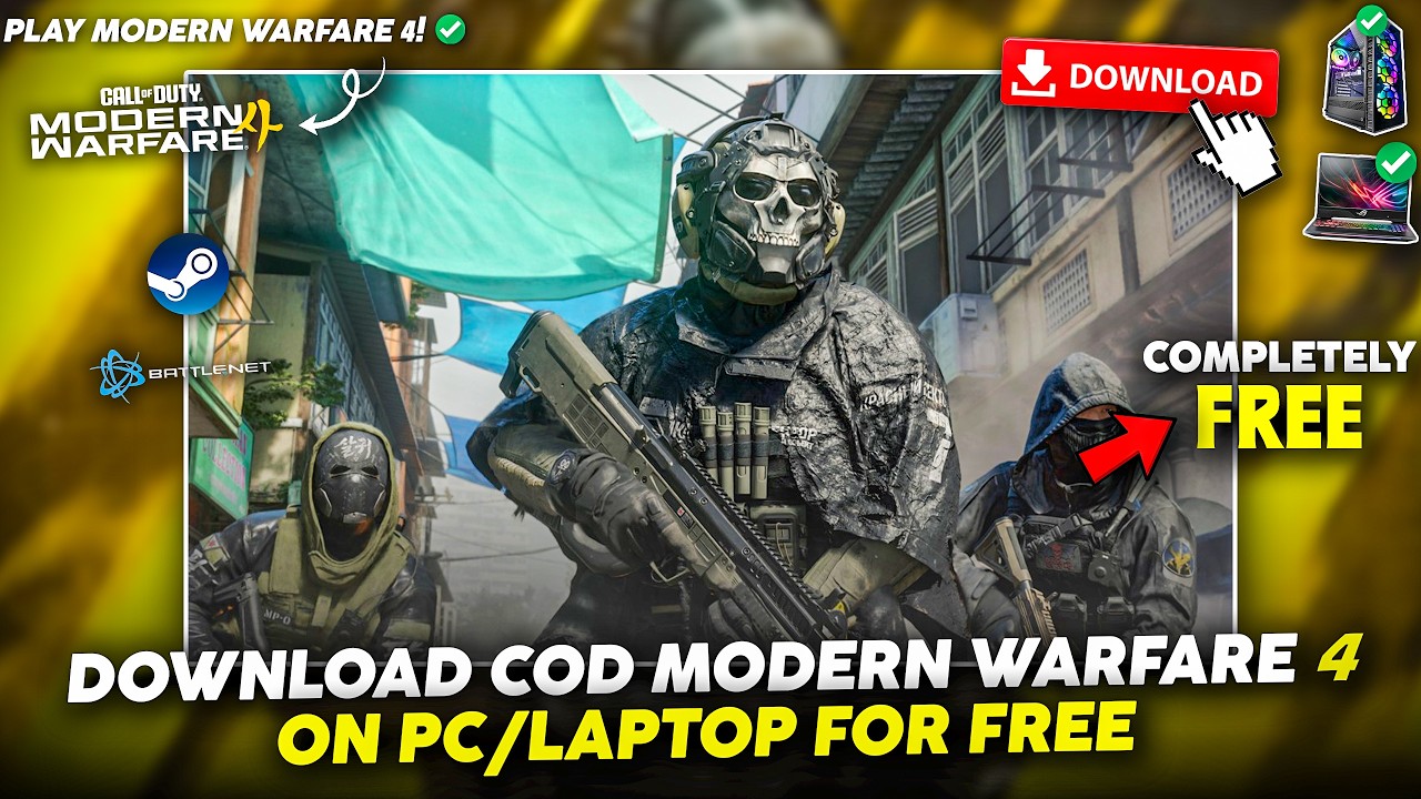 Как бесплатно скачать бета-версию COD Modern Warfare 4 на ПК ✅ | Бесплатная загрузка бета-версии ...