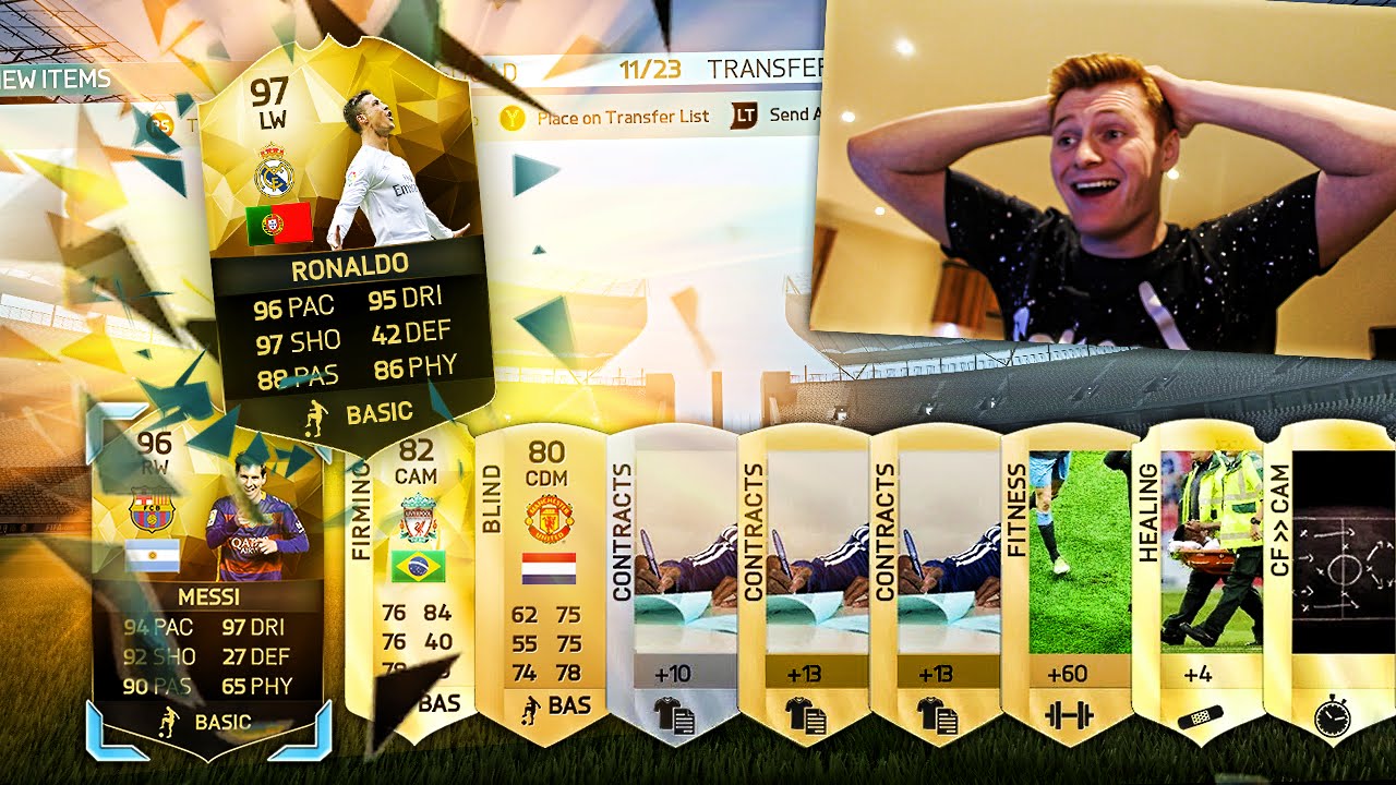 OMFG RONALDO & MESSI IN A PACK!!! | HUGE FIFA 16 PACK OPENING!!!