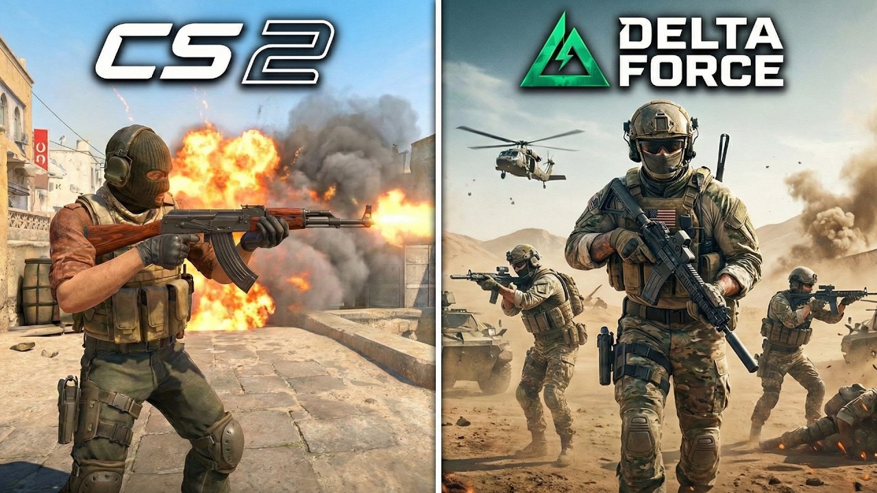 🟢 De las balas precisas de Counter-Strike 2 al caos de Delta Force 🗿