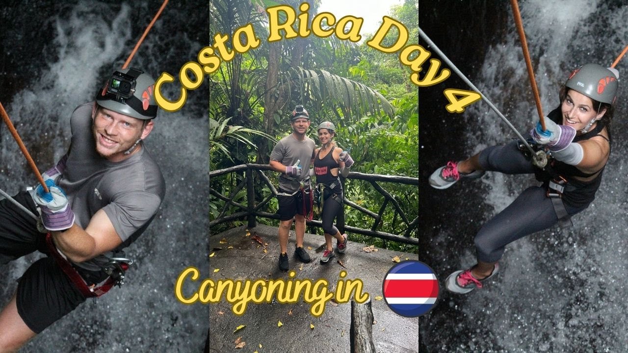 Costa Rica Travel Vlog: Day 4 - POV Canyoning!