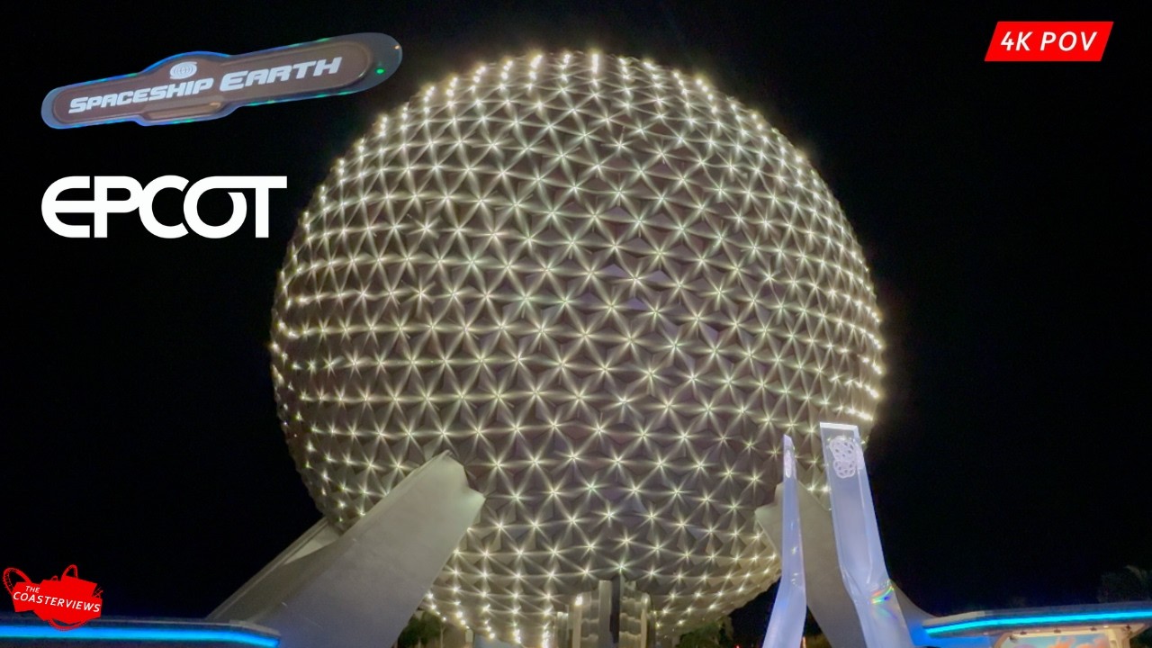 Spaceship Earth Complete Experience 4K-POV Epcot Walt Disney World