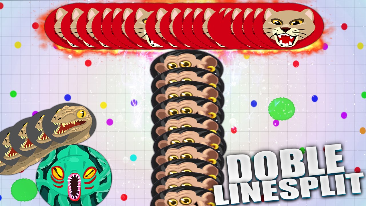 DOBLE LINESPLIT y PASA ESTO... | Agar.io | Rubinho vlc
