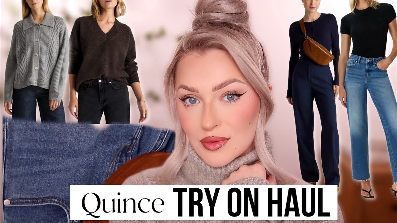 QUINCE Try On Haul | Everyday Basics You NEED!