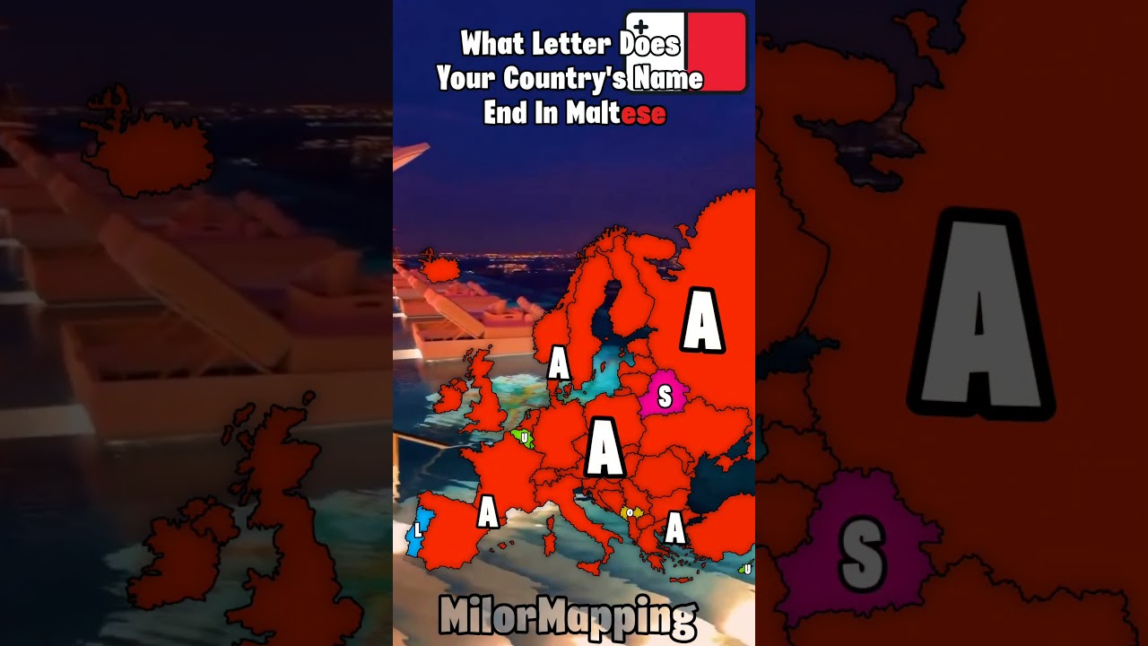 What Letter Does Your Country's Name End In Maltese 