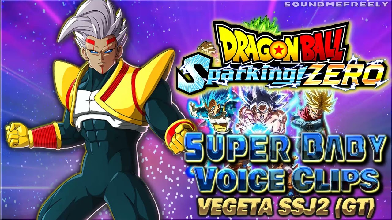All Super Baby (SSJ2) Voice Clips • Dragon Ball Sparking! ZERO Voice Lines (Mike McFarland) ENGLISH