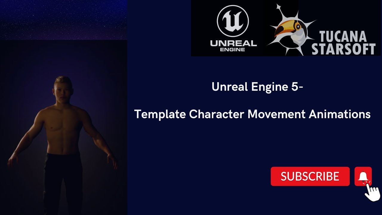 Unreal Engine 5: Testing A Template Character Movement Animation #ue5 #gaming #animation #games