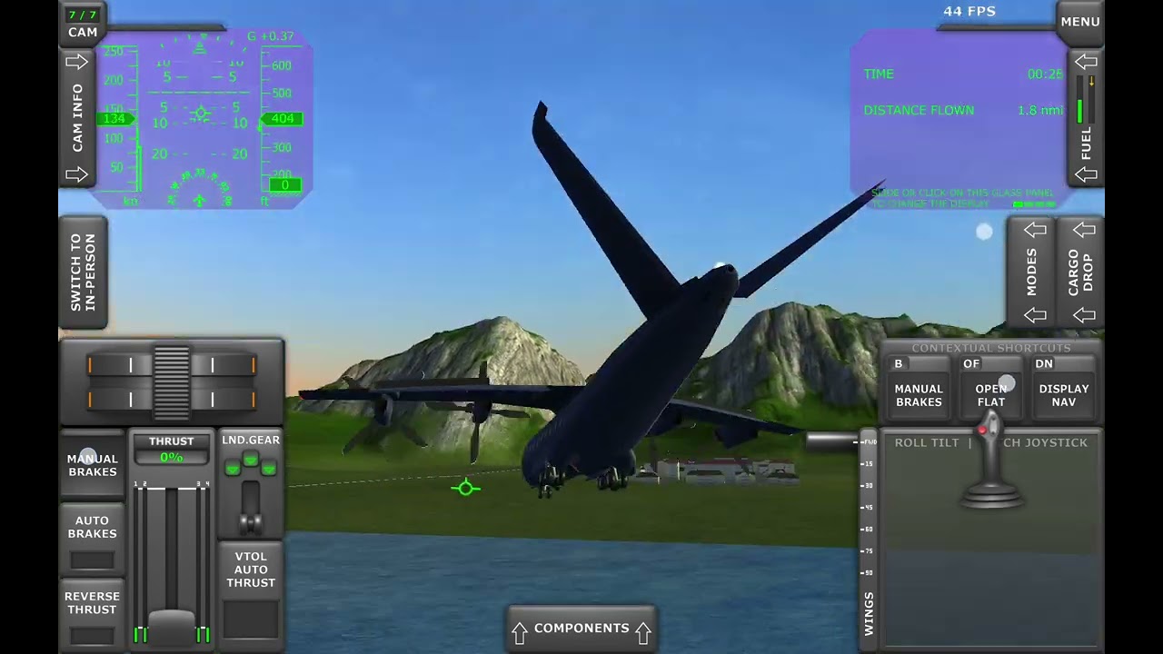 I tried to land an airplane ✈️🛫