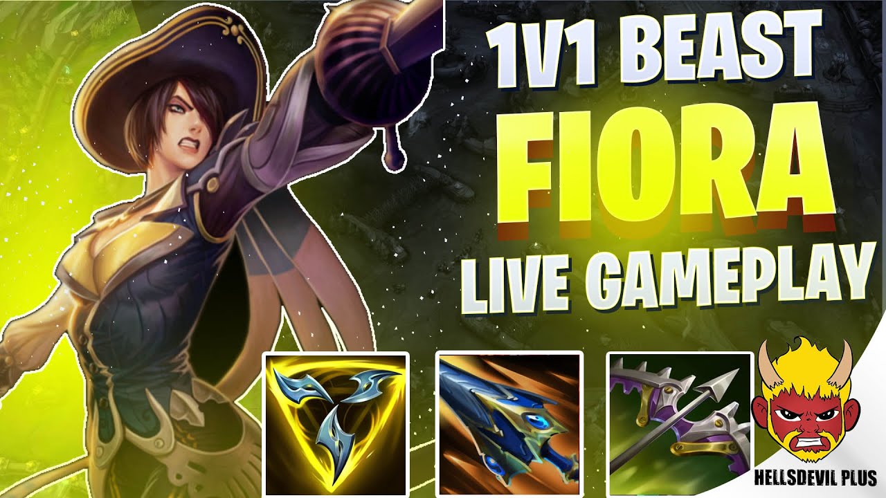 Fiora 1v1 BEAST Build Is CRAZY! - Wild Rift HellsDevil Plus Gameplay