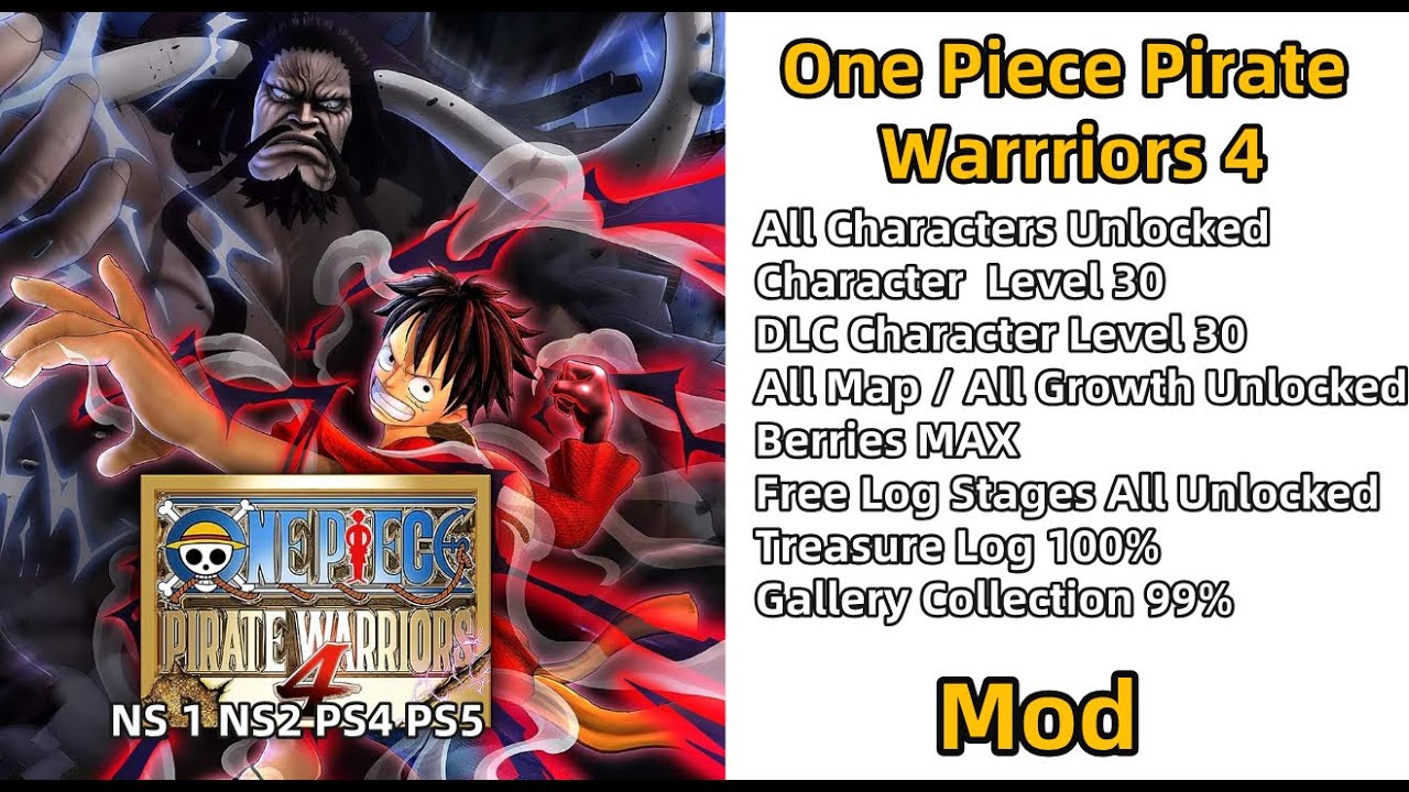 One Piece Pirate Warriors 4 Save Editor OPPW4 Save Modding