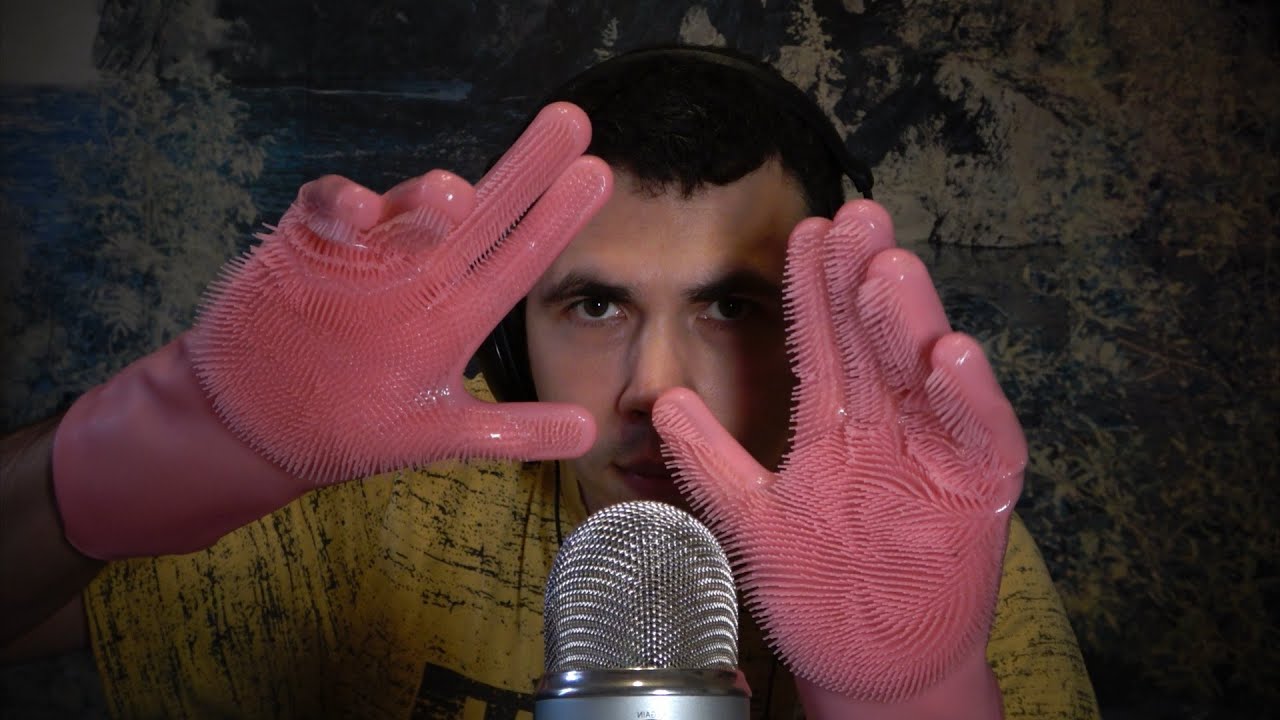 ASMR близнецы, лёд, латексные перчатки и многое другое