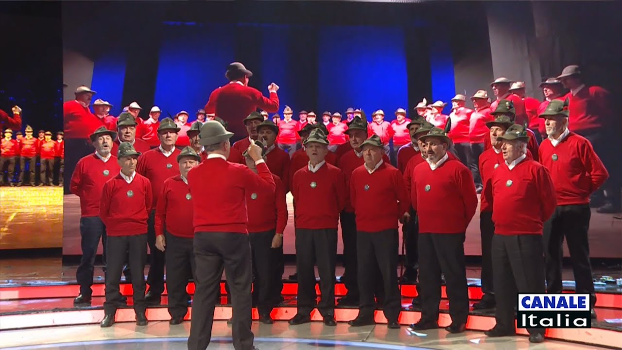 Cristian Patarini e la Corale degli Alpini A.N.A. "Occhi Alpini" | Cantando Ballando - Canale Italia