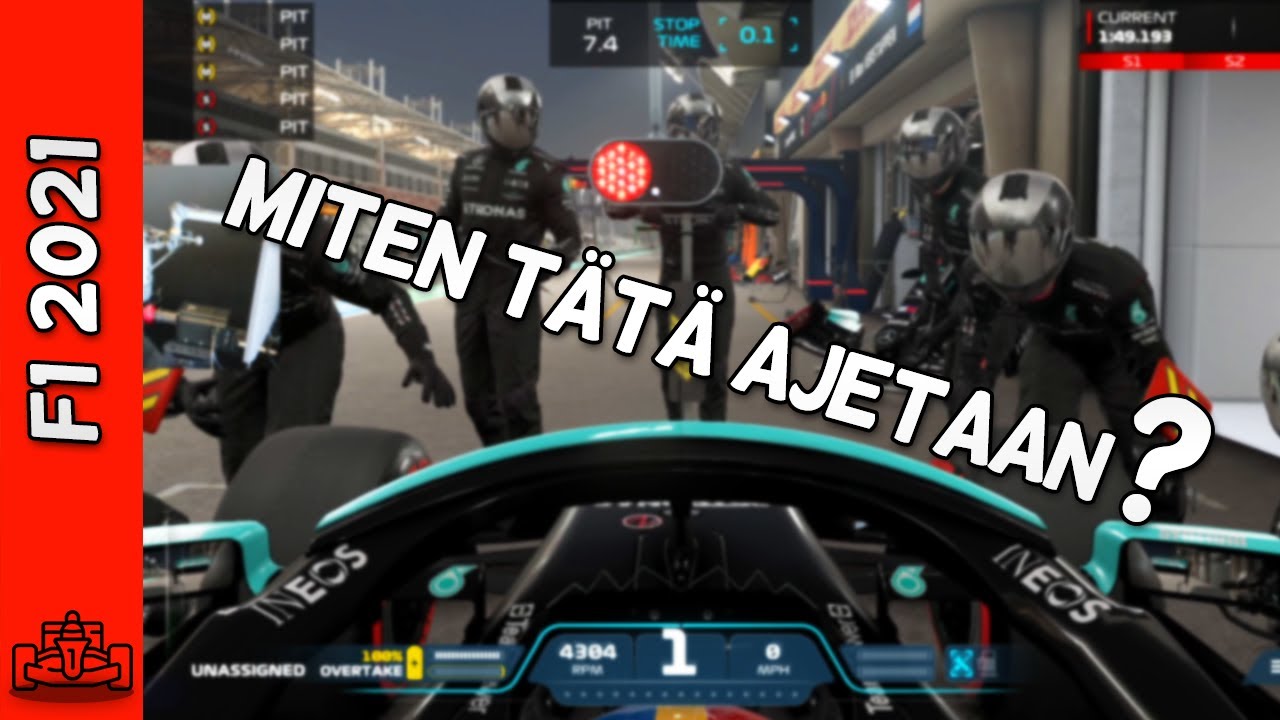 ENSIKOSKETUS F1 AUTOON | F1 2021 w/ Roponen