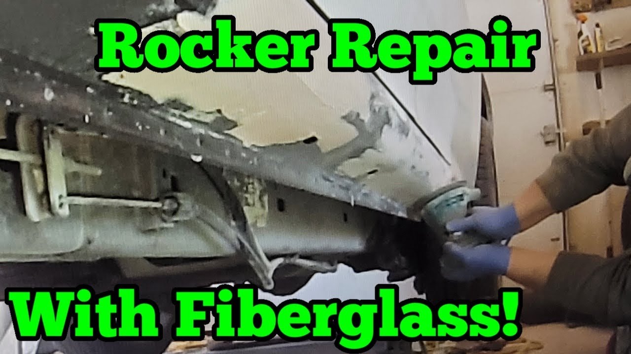 Repairing your rockers with fiberglass!