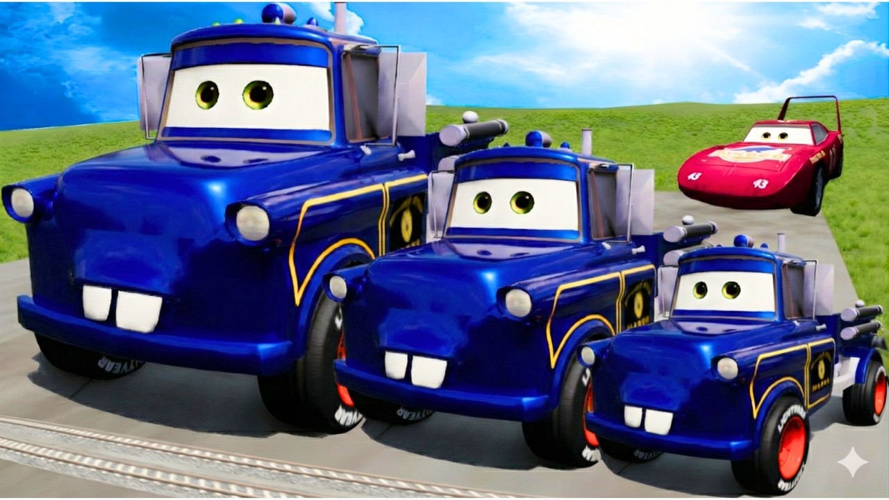 Big & Small Monster Trucks – Deadly McQueen Course Chaos | BeamNG