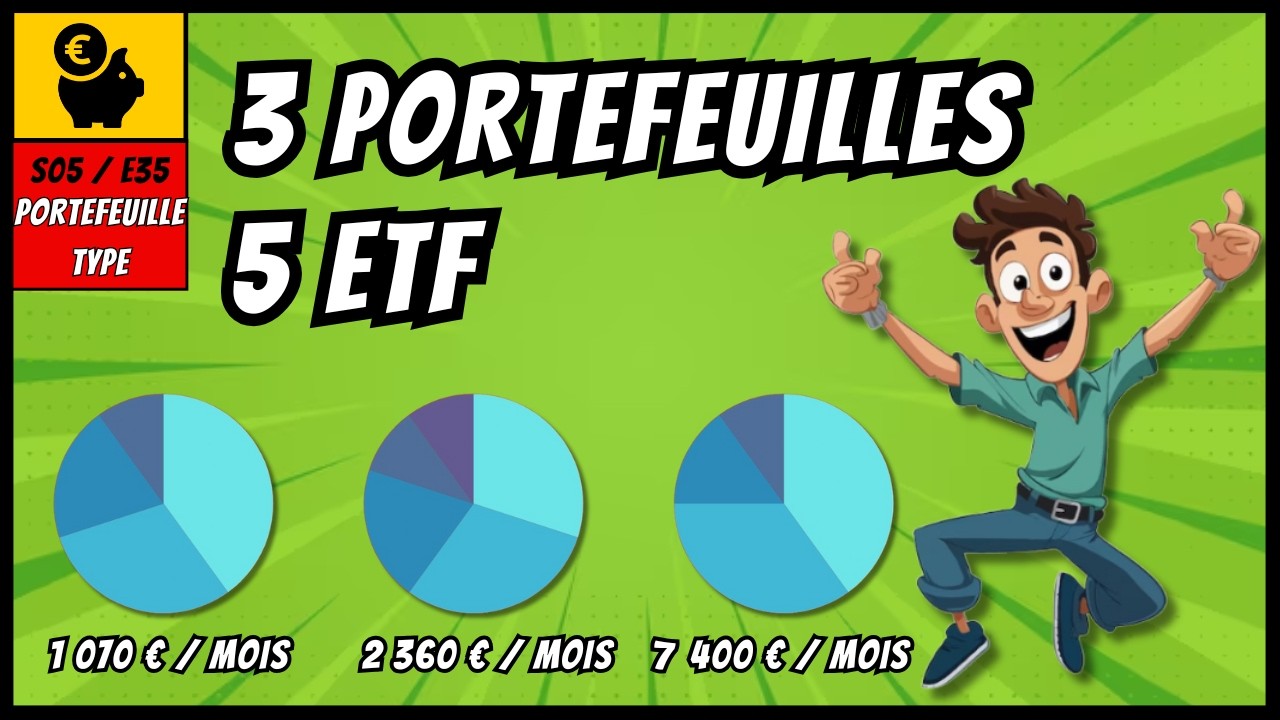 7 400 € / mois de RENTE : 3 STRATÉGIES ETF RÉVÉLÉES | ETF Dividende Mensuel