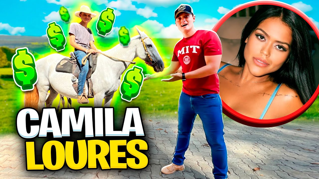 DEI um CAVALO para a CAMILA LOURES
