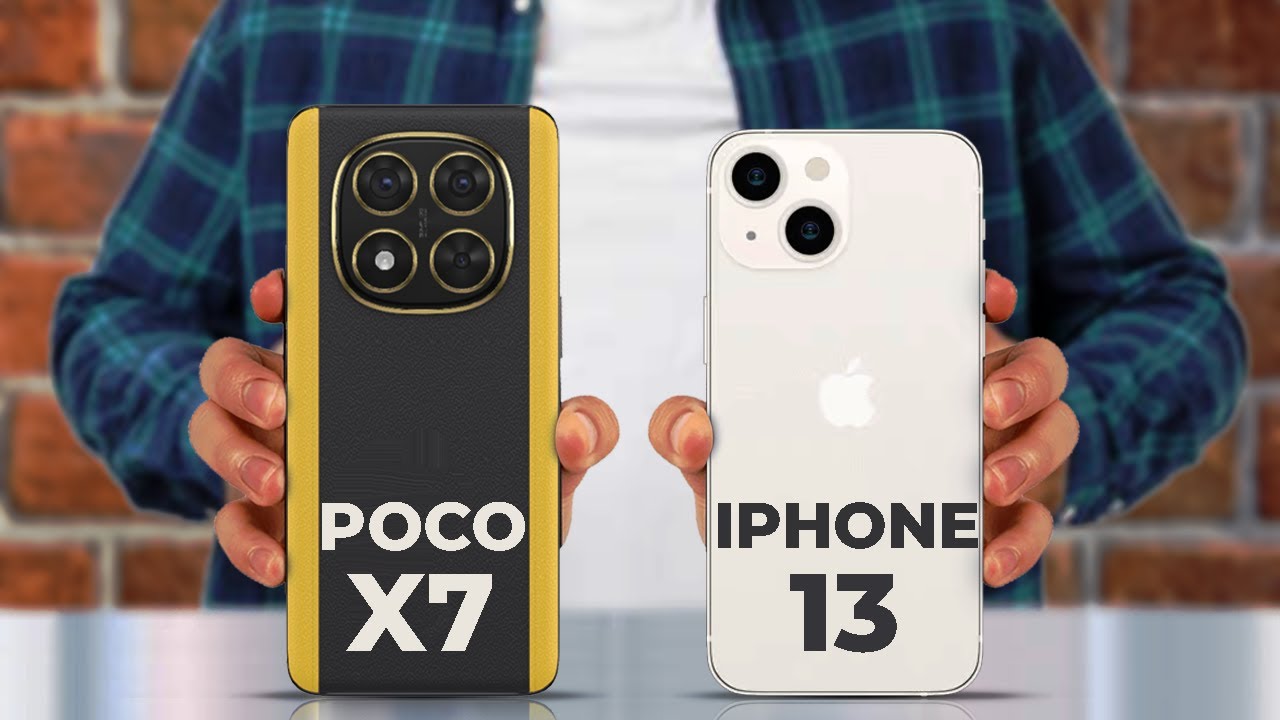 Poco X7 Vs iPhone 13