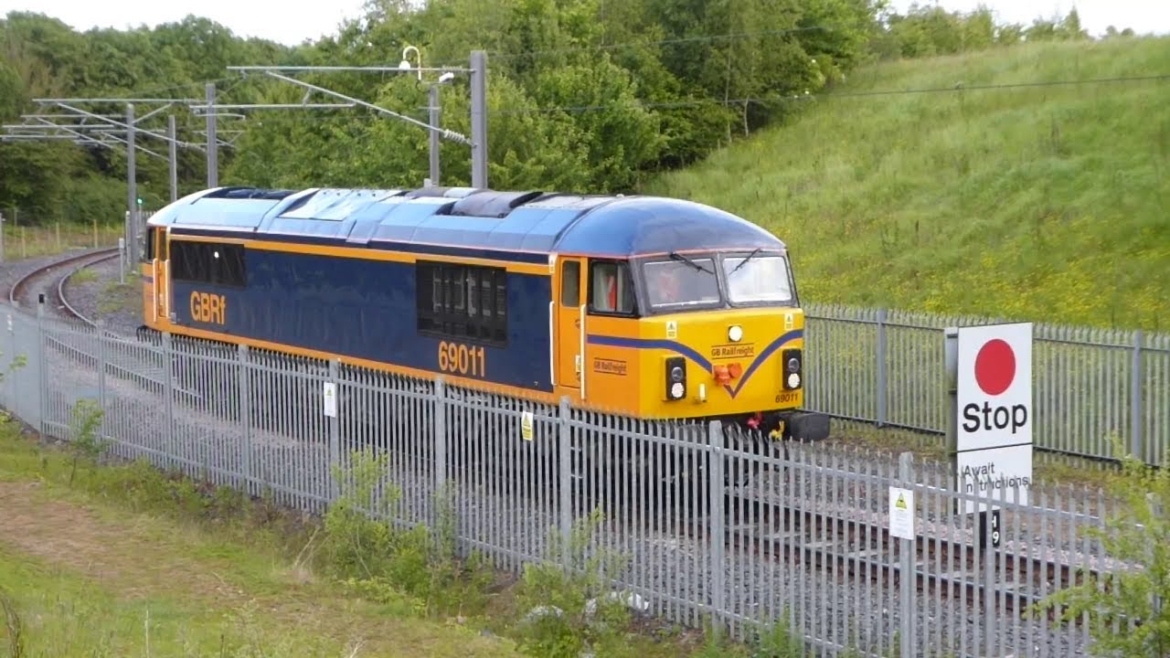 GBRf 69 011 arriving at Hitachi Factory 11/6/24