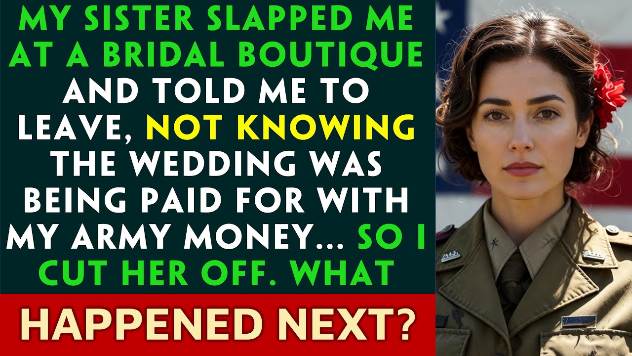 My Sister Savage-Slapped Me While Wedding Shopping… But She Had No Clue I Was Bankrolling Her Entir