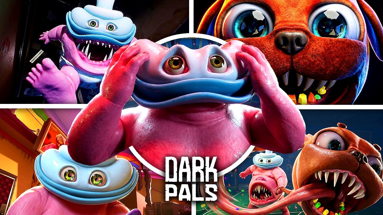 Dark Pals: The 1st Floor UPDATE - ALL New Jumpscares & Bosses Cutscenes (Showcase)