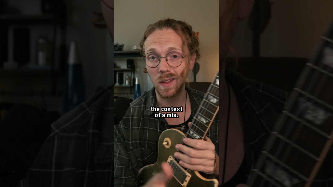 How much does an amp matter in the mix? #musicproduction #guitar