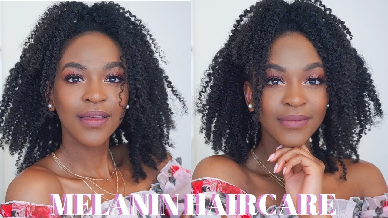 MELANIN HAIR CARE PRODUCTS ON 4C HAIR