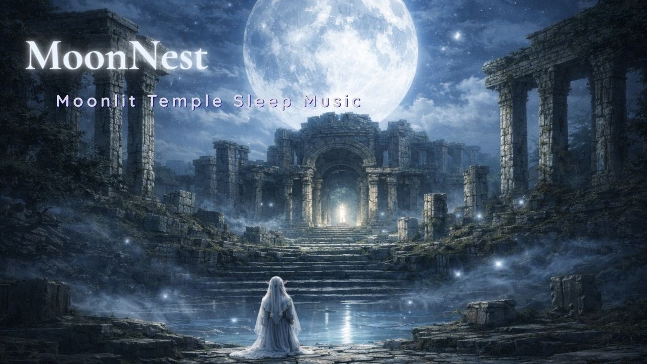 MoonNest – Moonlit Temple Sleep Music Deep Sleep & Sacred Night Ambient