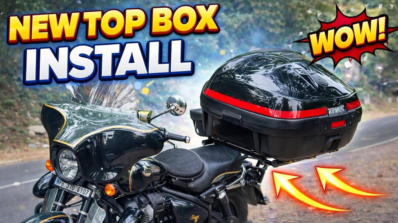 Super Meteor 650 New Installation………………………………Tour-Pack installation ( top box )