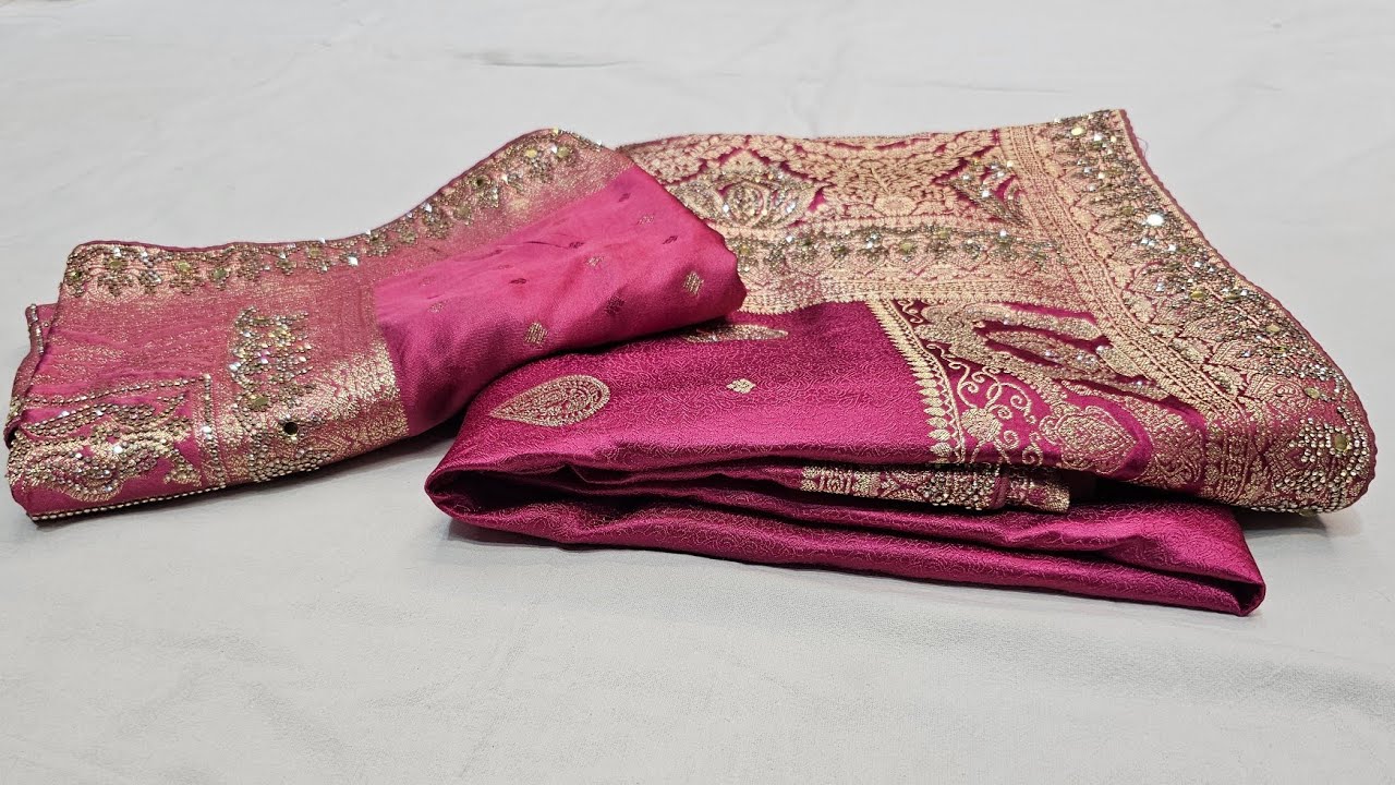 🔥न्यू दुप्पटा वाली शानदार साड़ी🔥9313419498#latest sarees collection#new saree update#fancy sarees