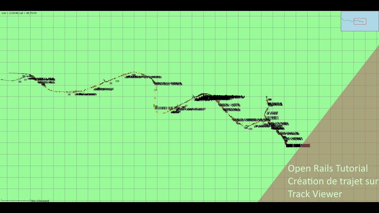 Open Rails Tutorial Création de trajet sur Track Viewer