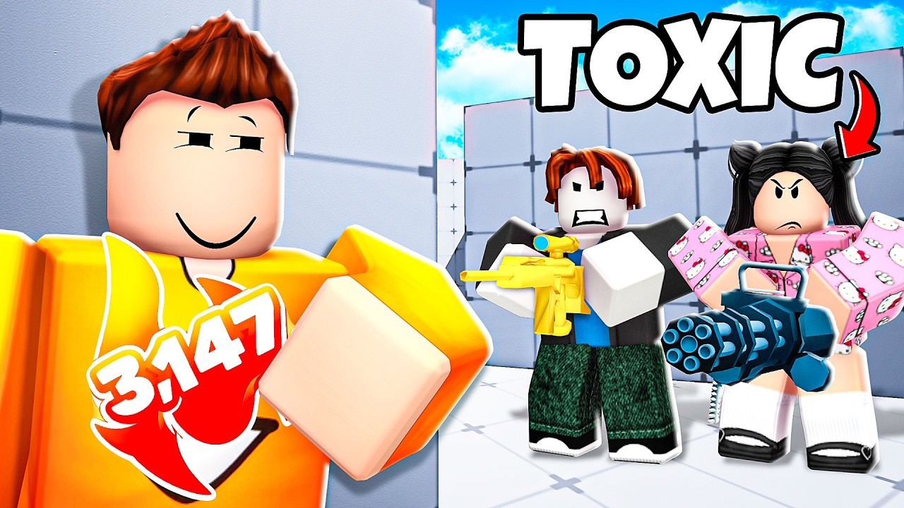 PRETEND TO BE A NOOB TO BEAT TOXIC PLAYERS in Roblox Rivals!