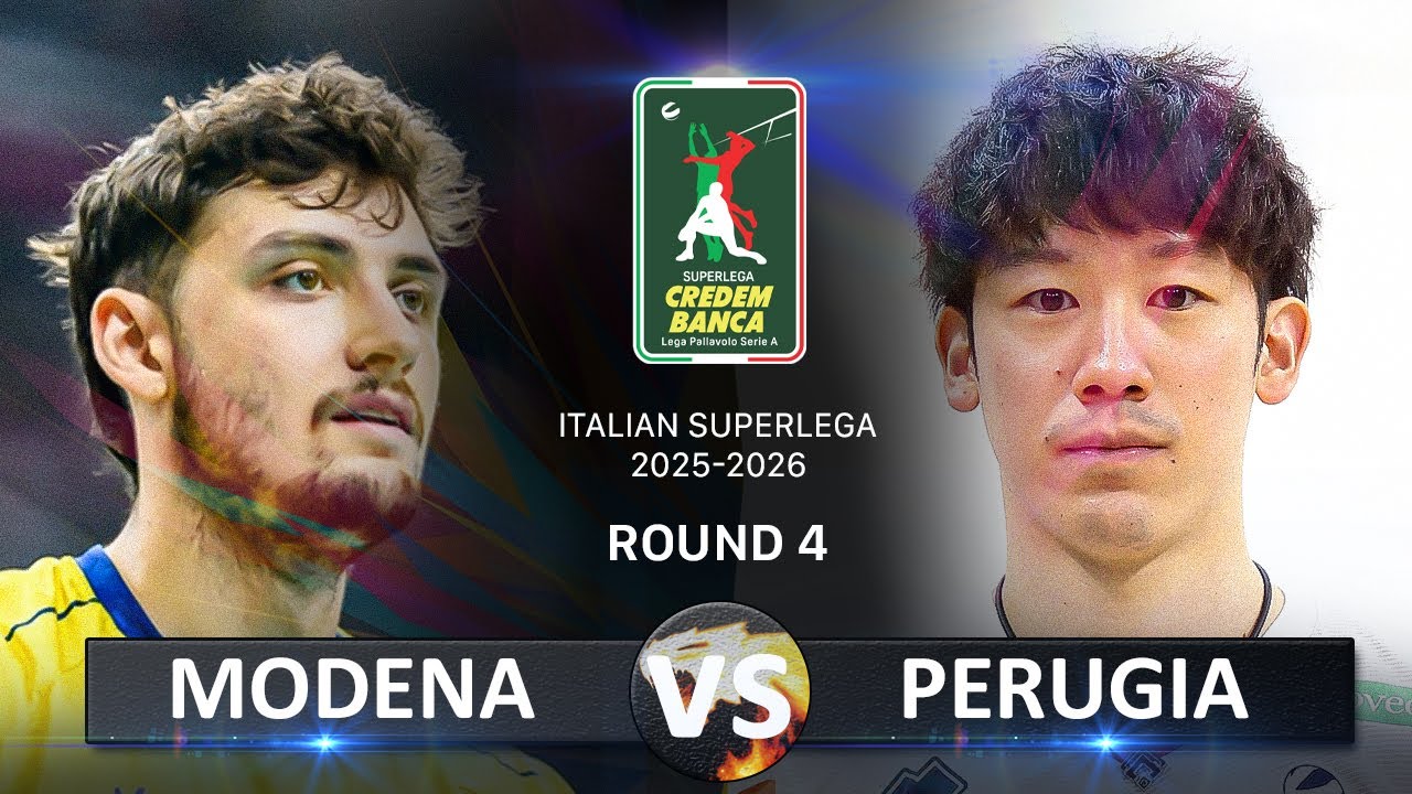 Modena vs Perugia | Italian Volleyball SuperLega 2025/2026
