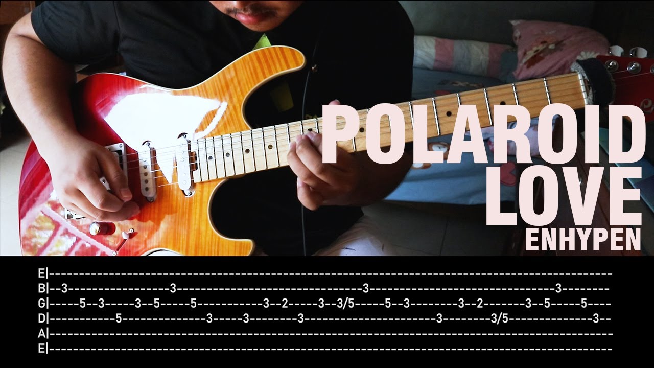 [FREE TABS] Polaroid Love by ENHYPEN | Guitar Instrumental Cover