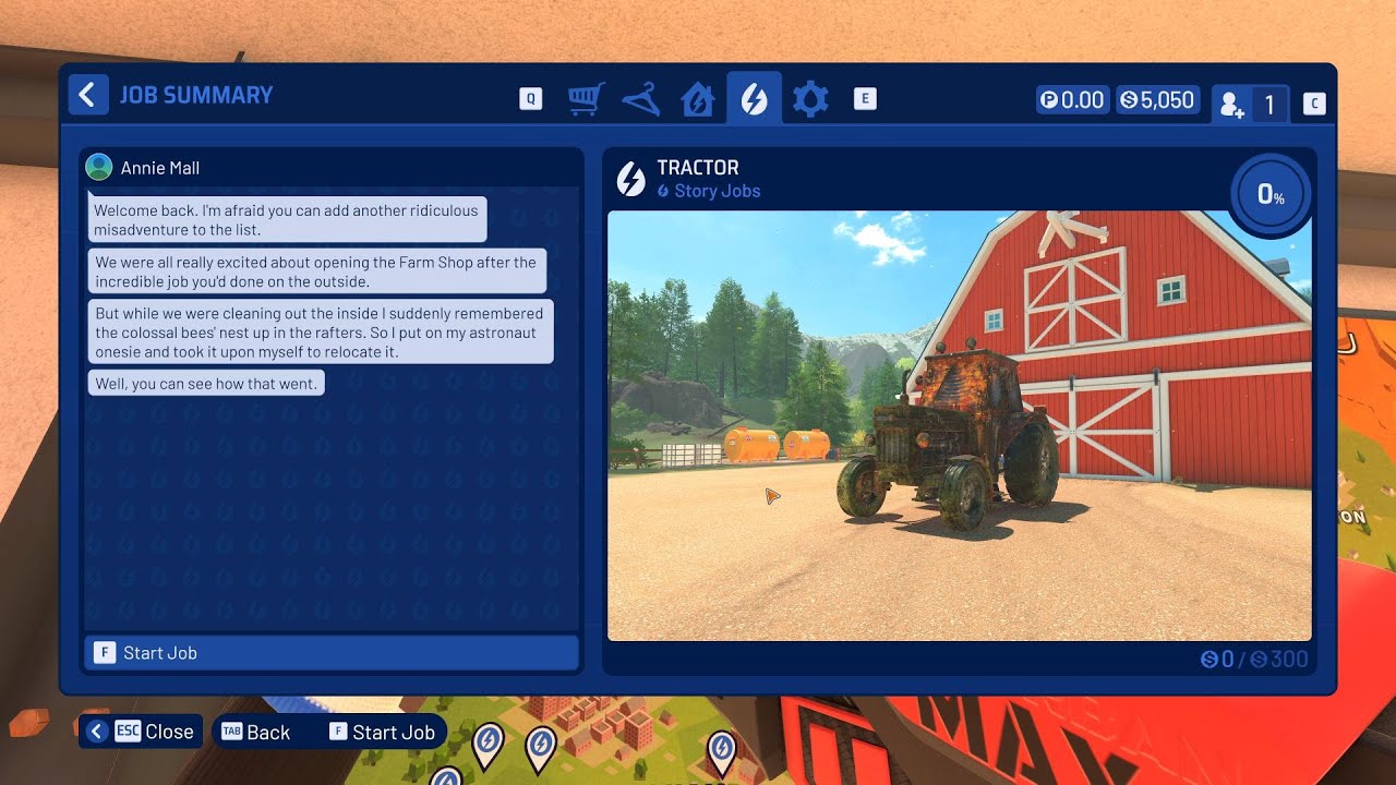 Some Furniture & A Tractor -PowerWash Simulator 2 PC-