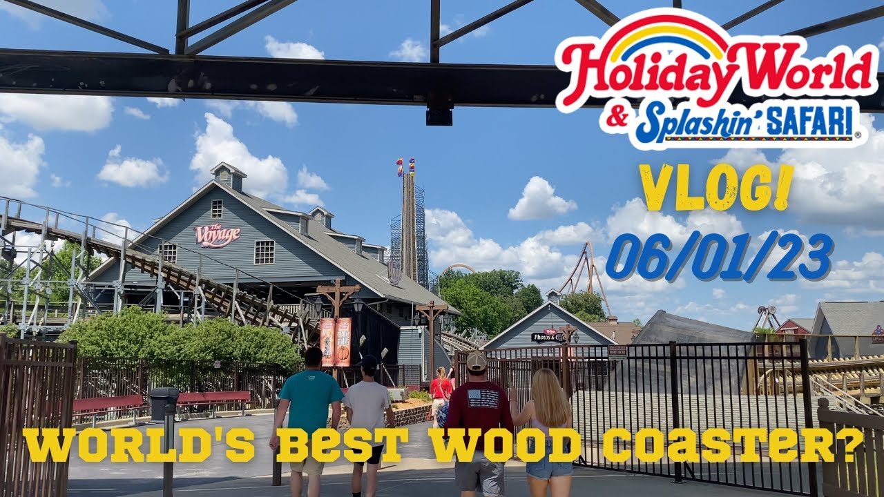 Voyage Is The ULTIMATE Wood Coaster! | Holiday World Vlog 6.01.23