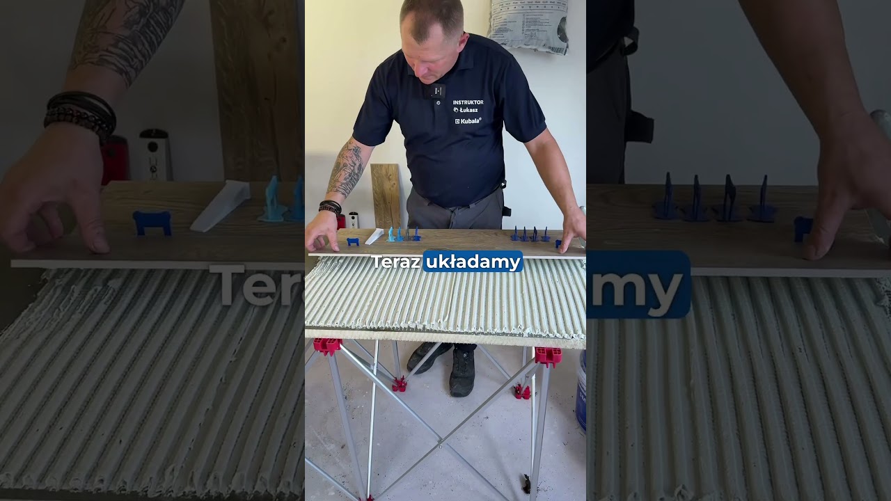 Jak ułożyć r&oacute;wno płytki⁉️ 🧱