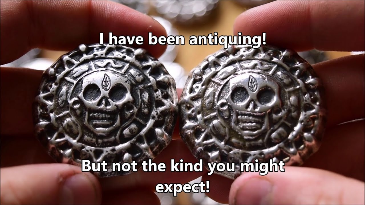 New hand poured silver - I have been Antiquing!