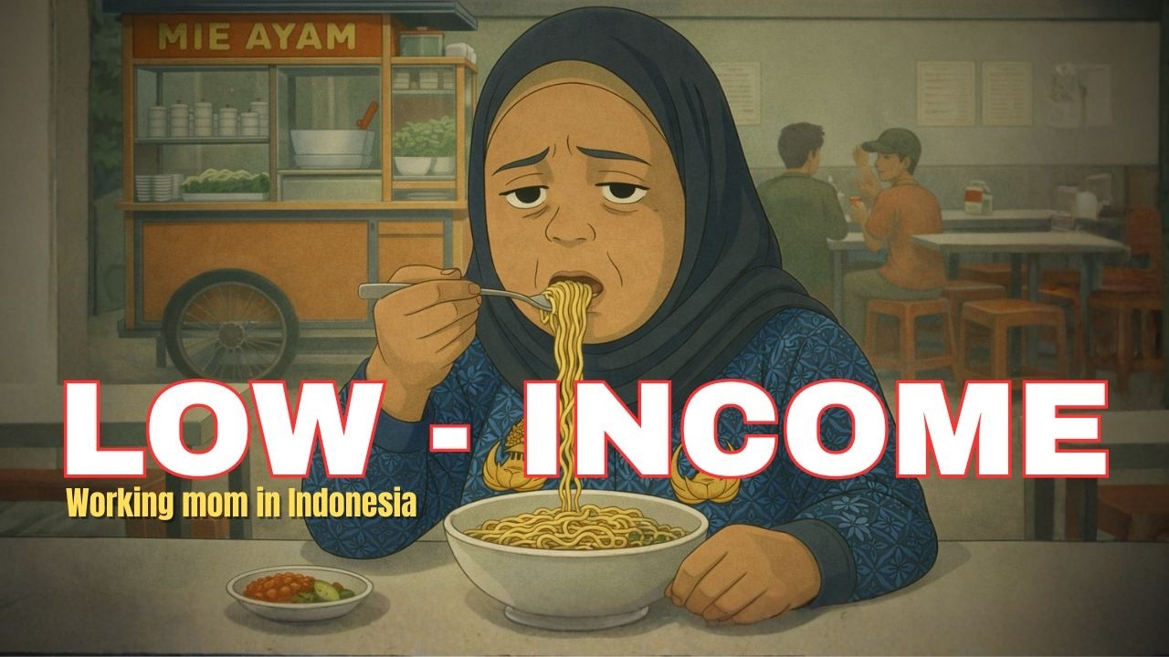 Low Income Mom Working in 🇲🇨 Indonesia-Jakarta— Her Daily Struggle