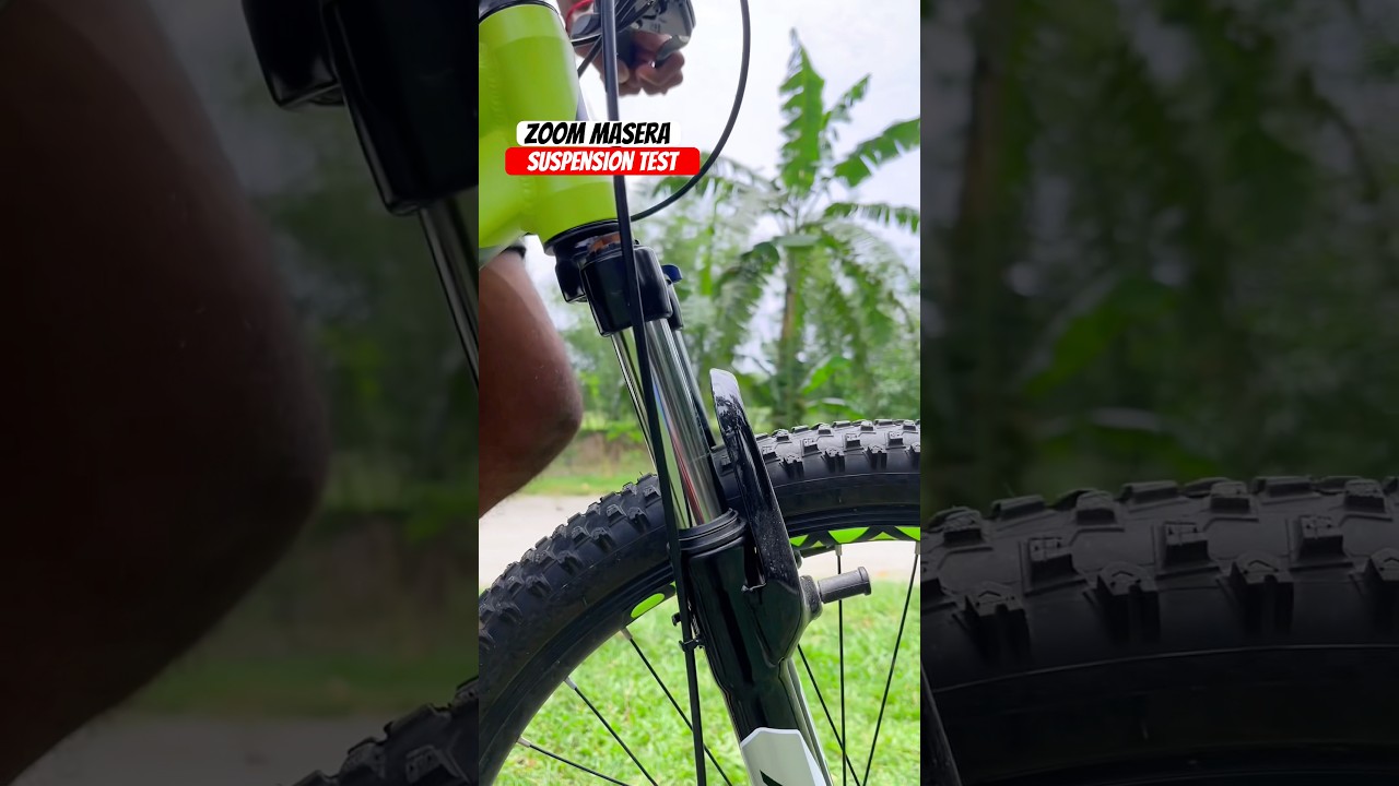 Zoom Masera Suspension Test || Cambio Eton #bicycle #shorts #cycle #mtb