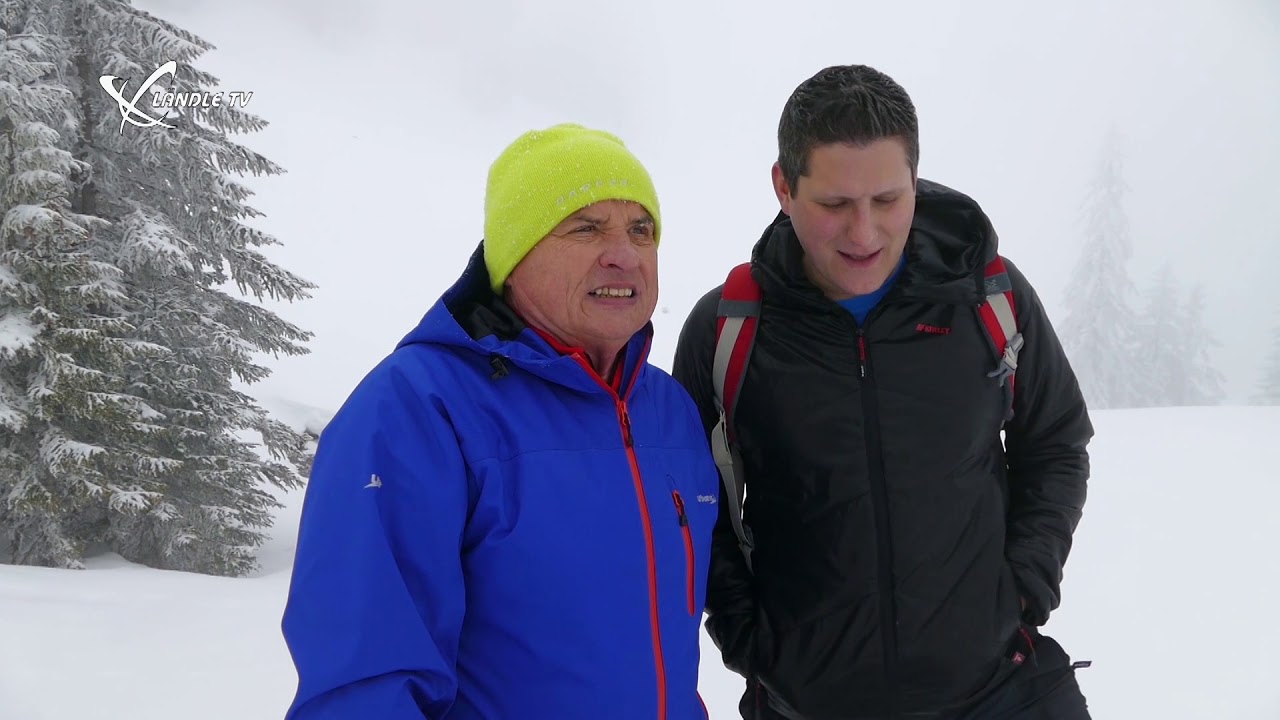 Begegnung am Berg in Fraxern mit Bürgermeister Steve Mayr