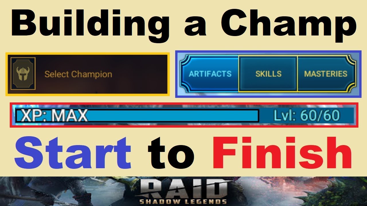 How to ~BUILD A CHAMPION~ From *START TO FINISH* [RAID: Shadow Legends]