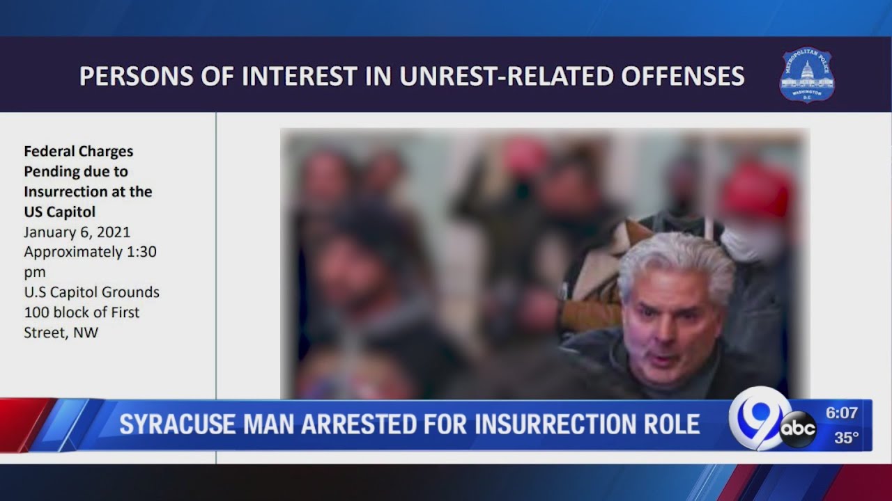 Syracuse man arrested for insurrection role